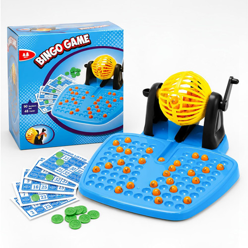 Bingo lotto game set rotating - set,