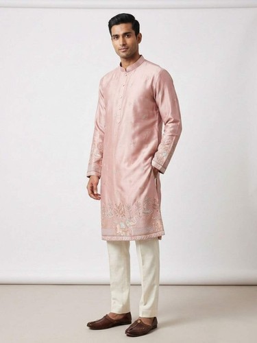 Mens premium kurta top satin - premium,