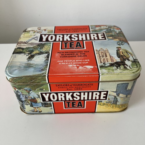 Vintage yorkshire tea tin - yorkshire,