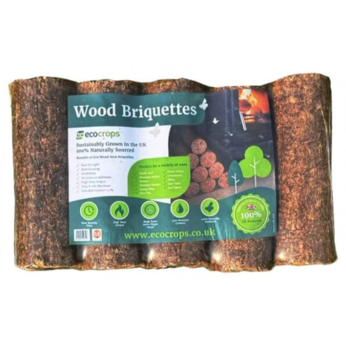 Briquettes heat logs eco - logs, crops