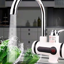 360° Kitchen Electric Heater Instant LED Faucet Home Hot Water Tap Fast Heat New