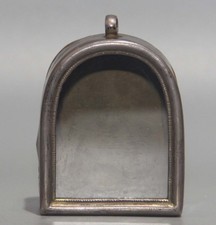 Nice Tibet Vintage Old Buddhist Copper/Silver Niche Shrine Gau Ghau Box Amulet