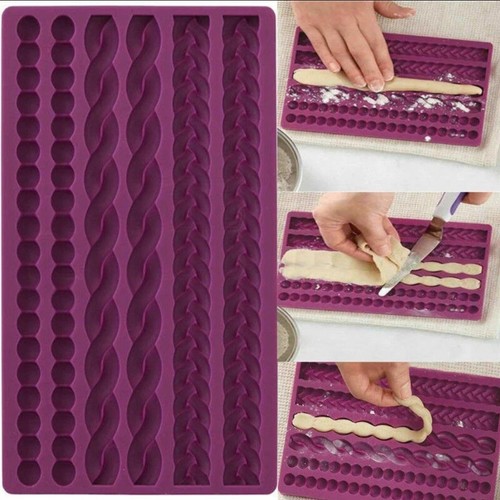 Rope braid relief border - braid,