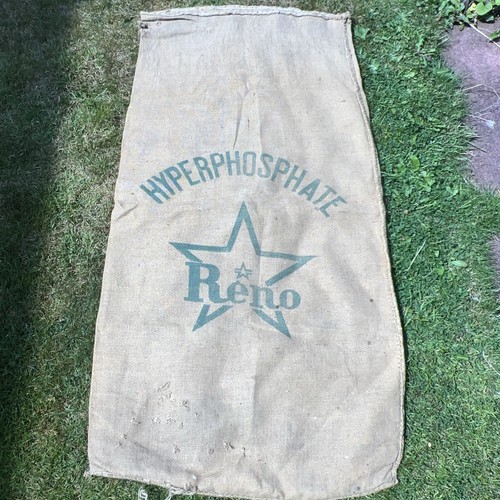 Vintage genuine french - genuine, hessian