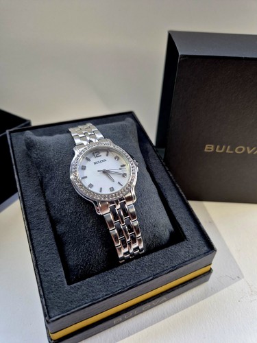 Bulova ladies crystal watch - bulova,