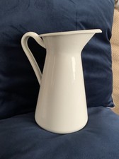 Kitchen Jug Large Enamel Jug Flower Vase Utensil Storage Garden Planter