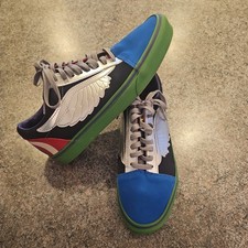 Vans X Marvel Avengers Old Skool Mens Size 10.5 Shoes Captain America Sneakers