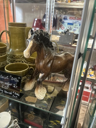 Vintage beswick brown - brown, gloss