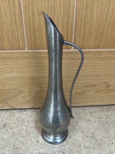 Art deco pewter vase - art,