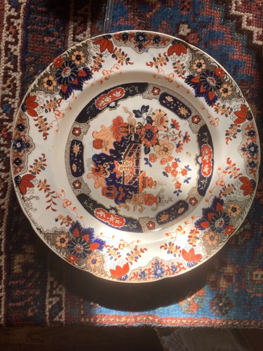 Four old plates - old, ashworth