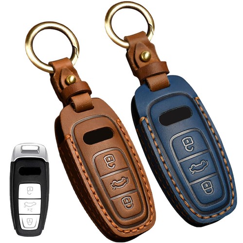 1pc real leather car remote - 1pc,