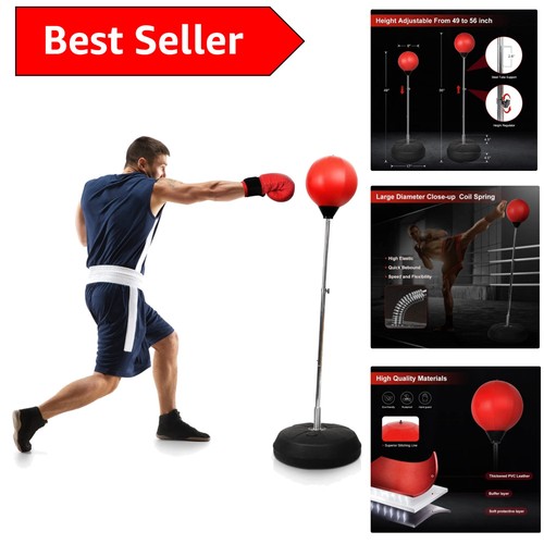 Freestanding speed punch - punch, bag