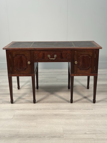 Edwardian mahogany desk - mahogany,