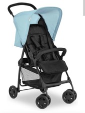 hauck Sport, Blue - Super Lightweight Travel Pushchair with Raincover
