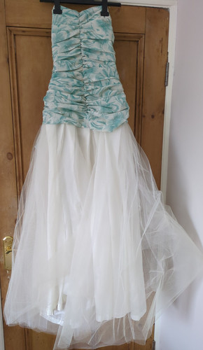 Strapless gown prom bridesmaid - gown,