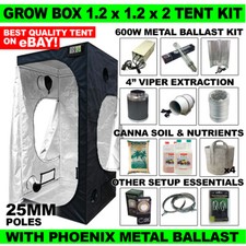 Grow Box Tent Starter Kit 1.2m