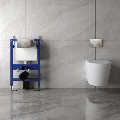 Rimless wall mounted - mounted, toilet
