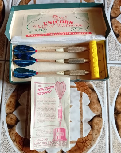 Unicorn vintage brass darts - unicorn,