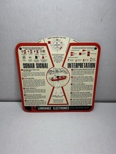 Vintage Lowrance Sonar Signal