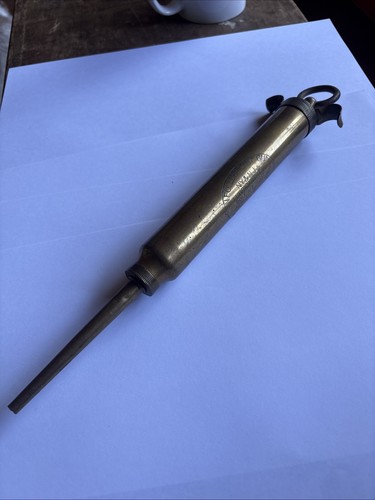 Antique brass grease - antique, gun