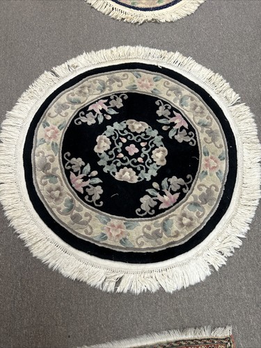 Vintage hand knotted wool - knotted,
