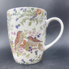 Song thrush Chaffinch & Goldfinch porcelain mug Abbeydale collection 