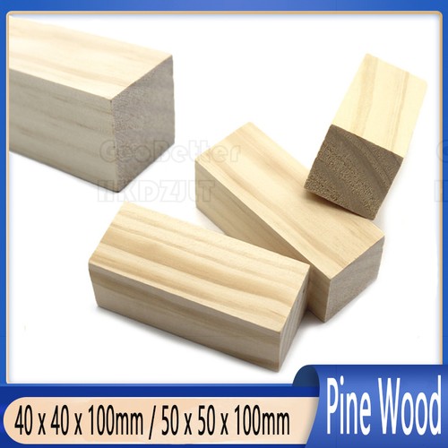 Solid pine wood blocks cubes - blocks,