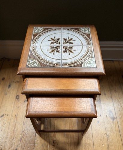 Mid century danish teak nest - mid,
