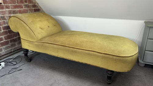 Antique victorian chaise - antique,