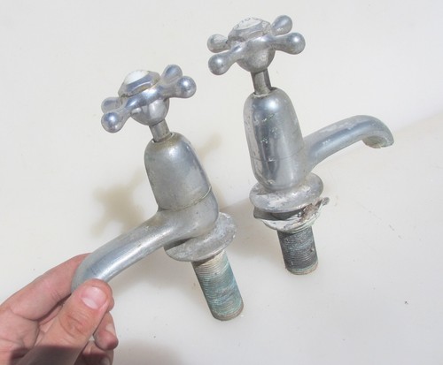 Victorian brass bath taps - victorian,