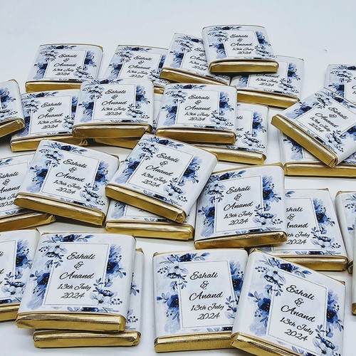 Personalised chocolate wedding - personalised,