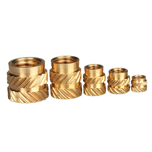 Heat set threaded brass - set,
