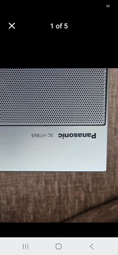 Panasonic htb65 sound bar - sound,