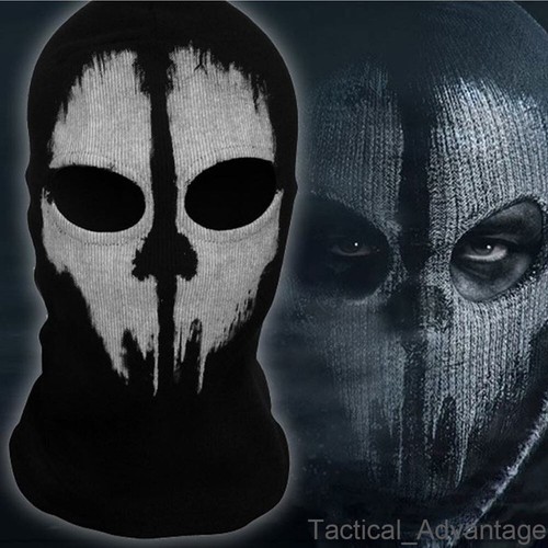 Ghost knitted balaclava - ghost, face