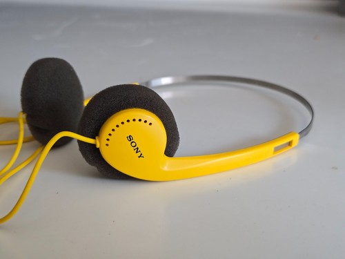 Sony sports yellow mdr 005 - sports, mdr-005