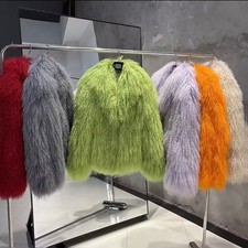 Womens Real Mongolia Sheep Fur
