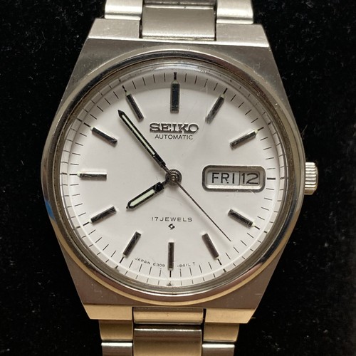 Seiko white dial 6309 - seiko,