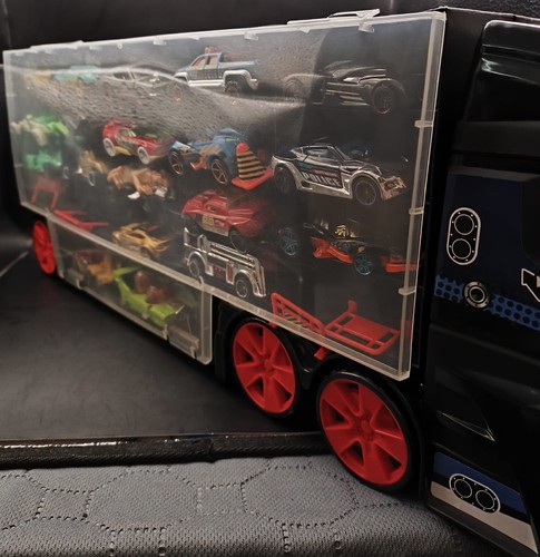 Toy car transporter storage - car,