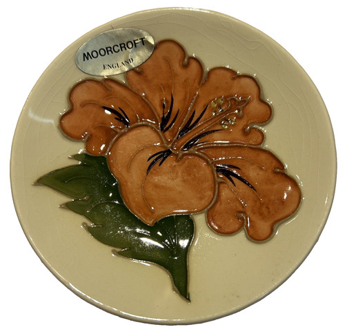 Moorcroft magnolia floral pin - floral,