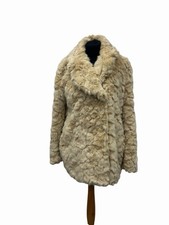 Zara Size S Coat Faux Fur