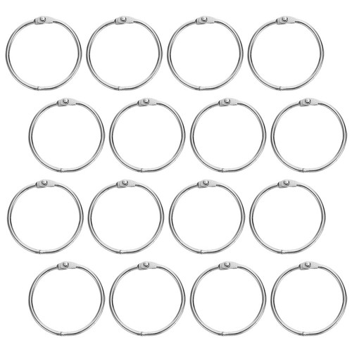 Pcs metal binder rings - 20,