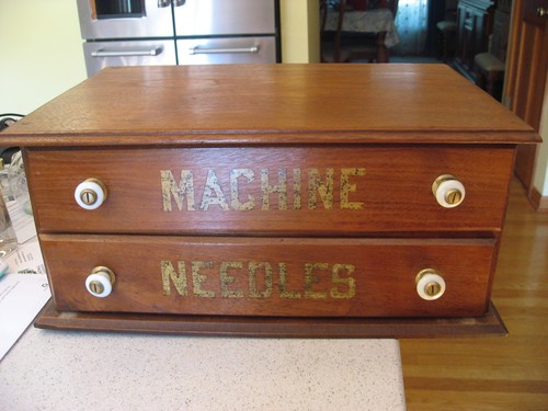 Vintage sewing machine and - sewing,