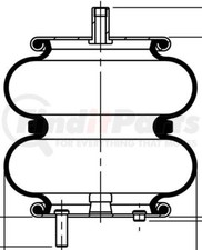 American Motorhome RV Continetal Airbag 77120 FD 200-19 1148