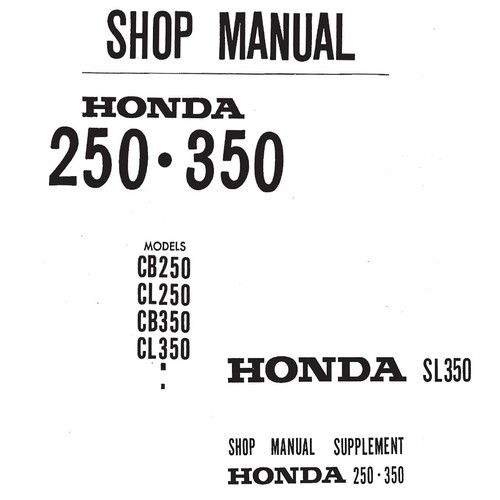 Workshop manual for honda - for,