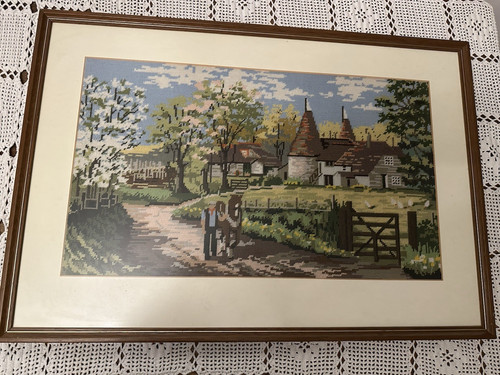 Lovely large framed glazed - large,