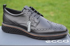 ECCO BNIB Mens Formal Shoes ST.1 HYBRID Black Leather