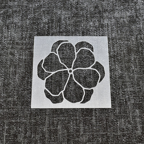Flower stencil design - design,