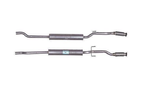 Exhaust middle silencer - silencer, fits