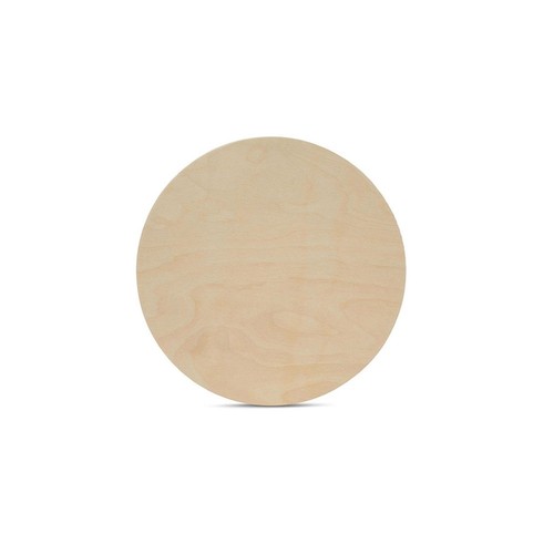 Wood circle discs - discs, 1/2