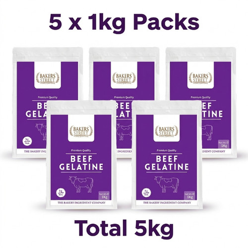 Beef gelatine 5x1kg bulk - beef,